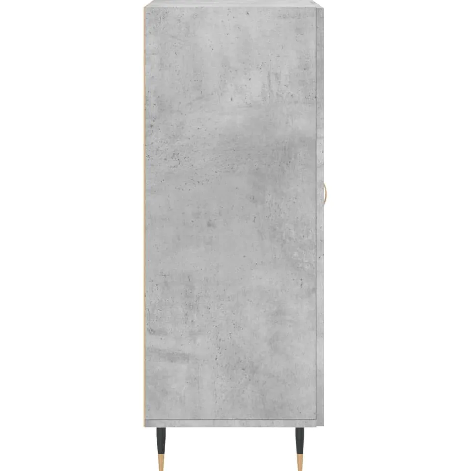 Senkki betoninharmaa 69,5x34x90 cm tekninen puu (27704)