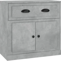 Senkki betoninharmaa 70x35,5x67,5 cm tekninen puu (16428)