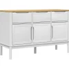Senkki FLORO valkoinen 114x43x74 cm täysi mänty (74024)