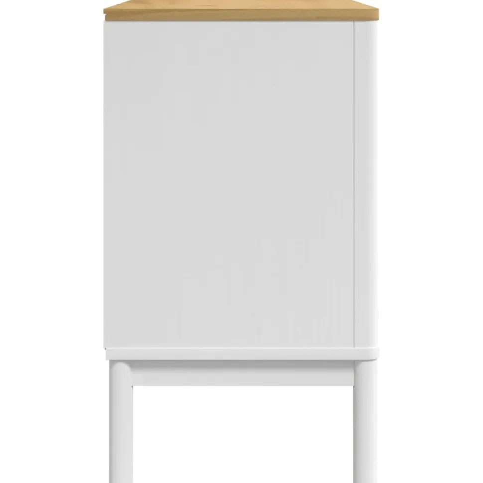 Senkki FLORO valkoinen 114x43x74 cm täysi mänty (74024)