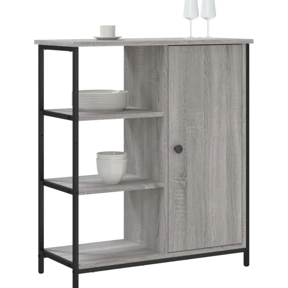 Senkki harmaa Sonoma 70x30x80 cm tekninen puu (35492)
