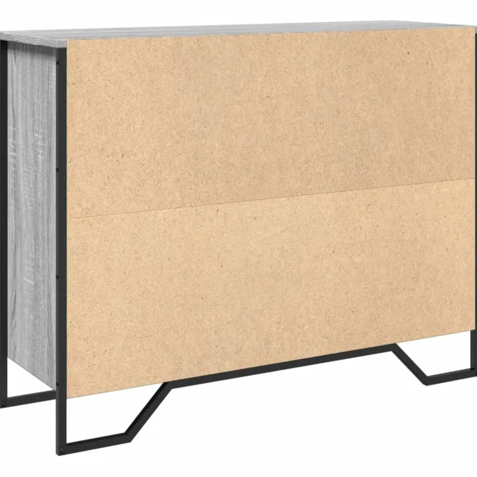 Senkki harmaa Sonoma 97x32,5x74,5 cm tekninen puu (48562)