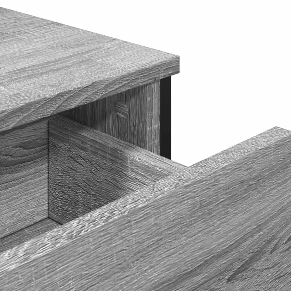 Senkki harmaa Sonoma 97x32,5x74,5 cm tekninen puu (48562)