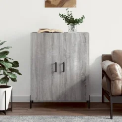 Senkki harmaa Sonoma 69,5x34x90 cm tekninen puu (27738)