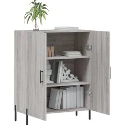 Senkki harmaa Sonoma 69,5x34x90 cm tekninen puu (27738)
