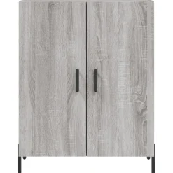 Senkki harmaa Sonoma 69,5x34x90 cm tekninen puu (27738)