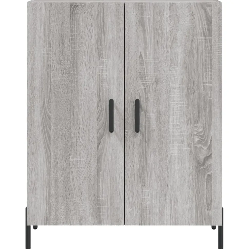 Senkki harmaa Sonoma 69,5x34x90 cm tekninen puu (27738)