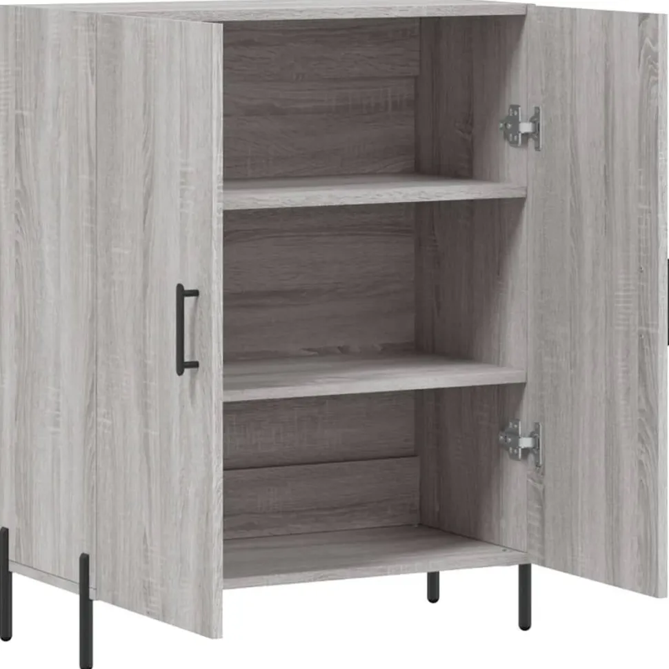 Senkki harmaa Sonoma 69,5x34x90 cm tekninen puu (27738)