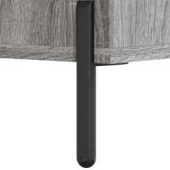 Senkki harmaa Sonoma 69,5x34x90 cm tekninen puu (27738)