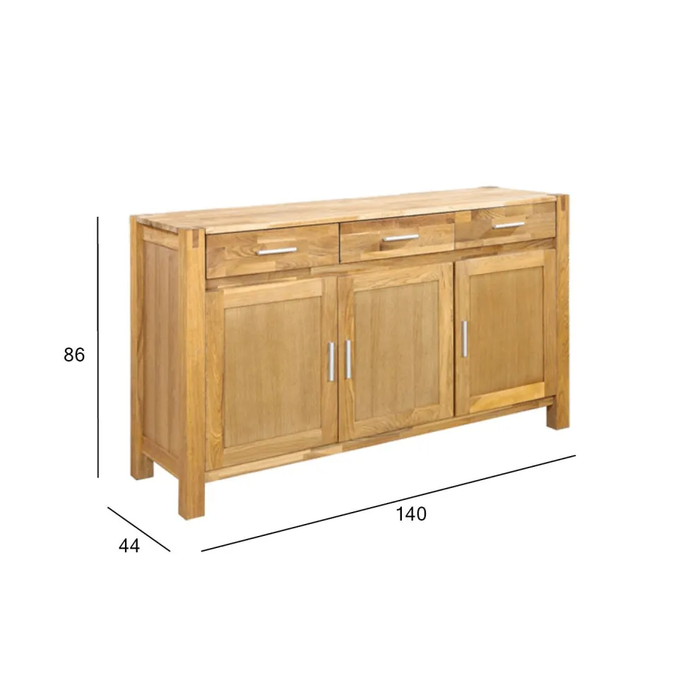 Senkki Home4You Chicago New 140x44x86cm, tammi
