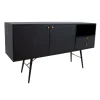 Senkki Home4You Luxemburg 150x40x80cm, musta