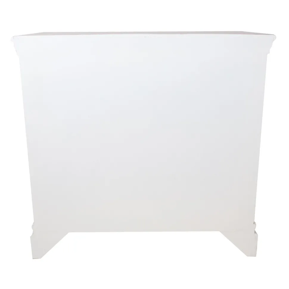 Senkki Home4You Samira 85x39x82cm, antiikkivalkoinen