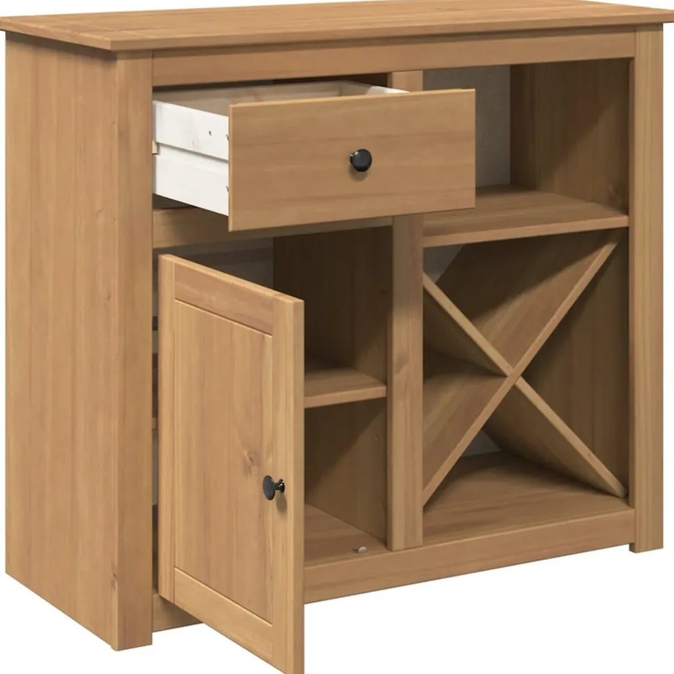 Senkki laatikolla Panama 93x40x80 cm täysi mänty (16386)
