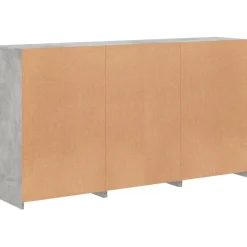 Senkki LED-valoilla betoninharmaa 181,5x37x100 cm (09180)