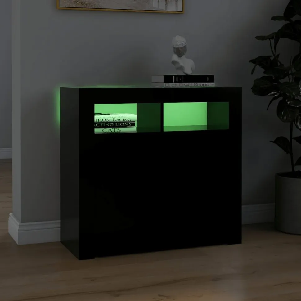 Senkki LED-valoilla, eri kokoja ja värejä