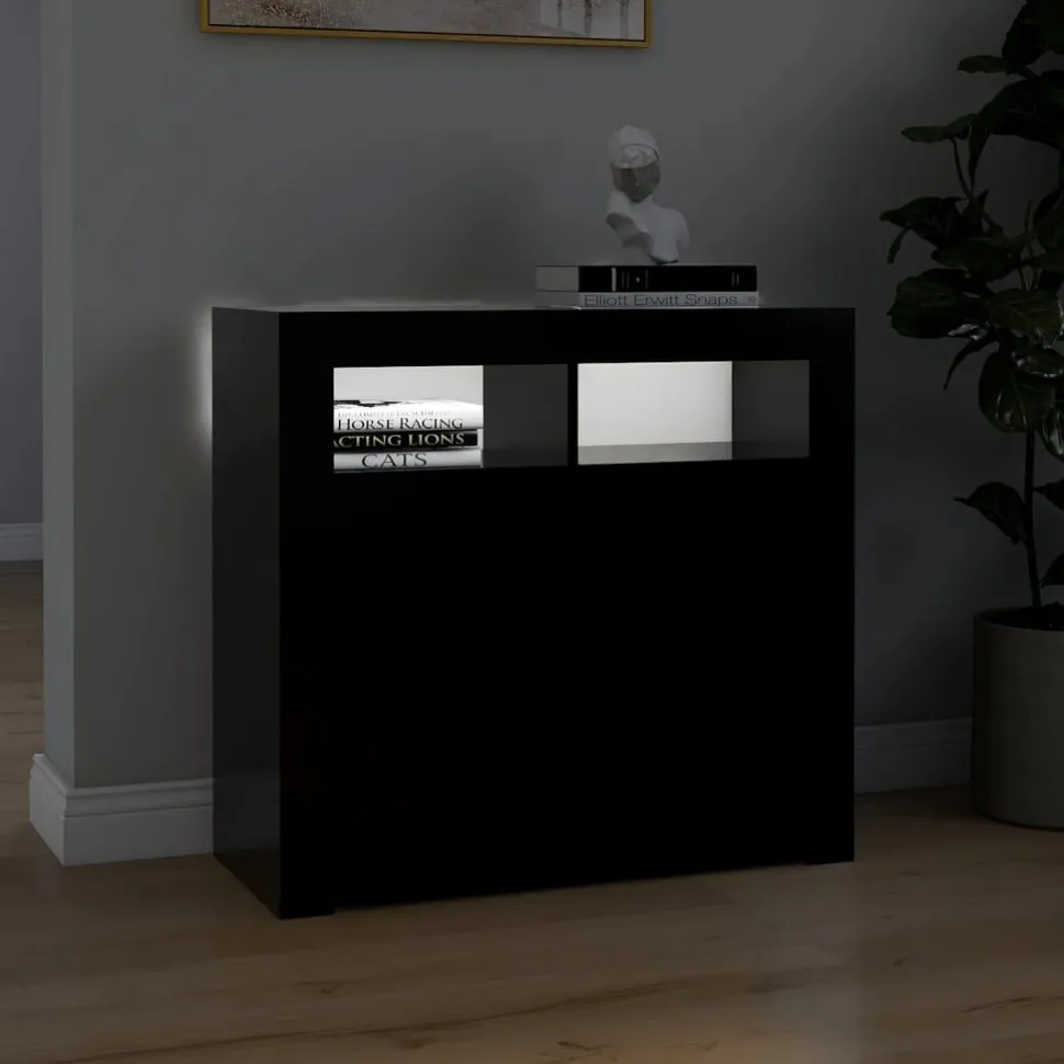 Senkki LED-valoilla, eri kokoja ja värejä