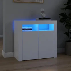 Senkki LED-valoilla, eri kokoja ja värejä
