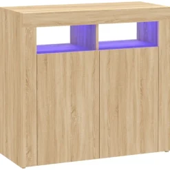 Senkki LED-valoilla, eri kokoja ja värejä