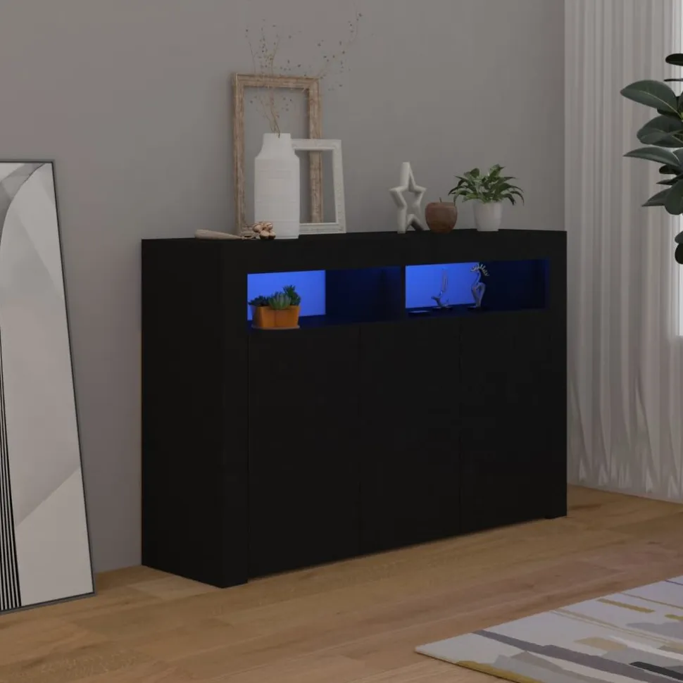 Senkki LED-valoilla, eri kokoja ja värejä
