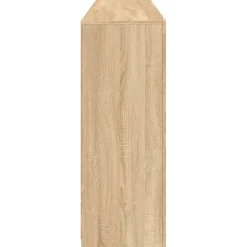Senkki LED-valoilla Sonoma-tammi 181,5x37x100 cm (09179)