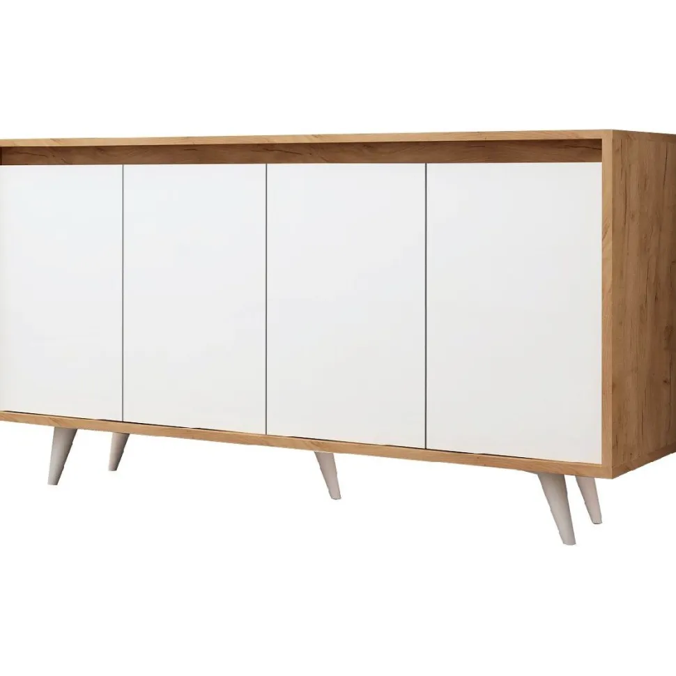 Senkki Linento Furniture Shans tammi/valkoinen