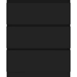 Senkki musta 60x35x76 cm lastulevy
