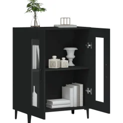 Senkki musta 69,5x34x90 cm tekninen puu (33048)
