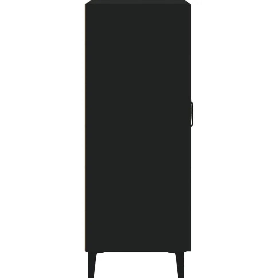 Senkki musta 69,5x34x90 cm tekninen puu (33048)