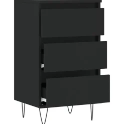 Senkki musta 40x35x70 cm tekninen puu (31093)