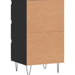 Senkki musta 40x35x70 cm tekninen puu (31093)
