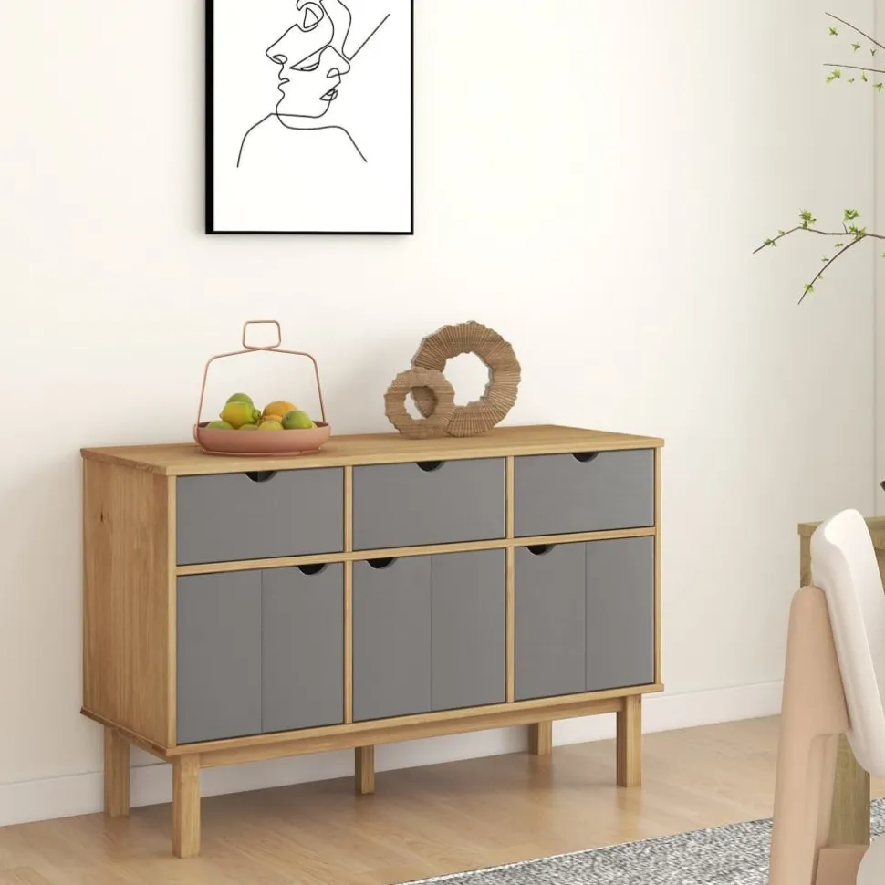 Senkki Otta 114x43x73,5cm, mänty, eri värejä