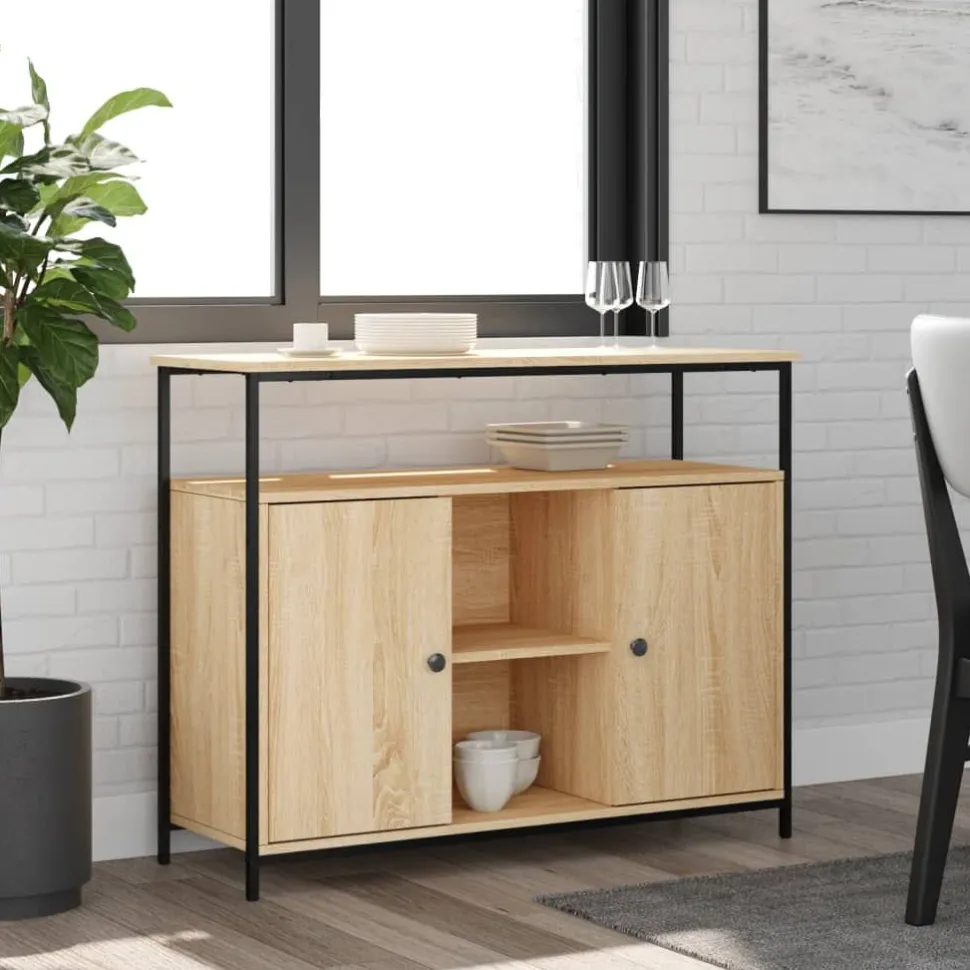 Senkki Sonoma tammi 100x35x80 cm tekninen puu (35500)