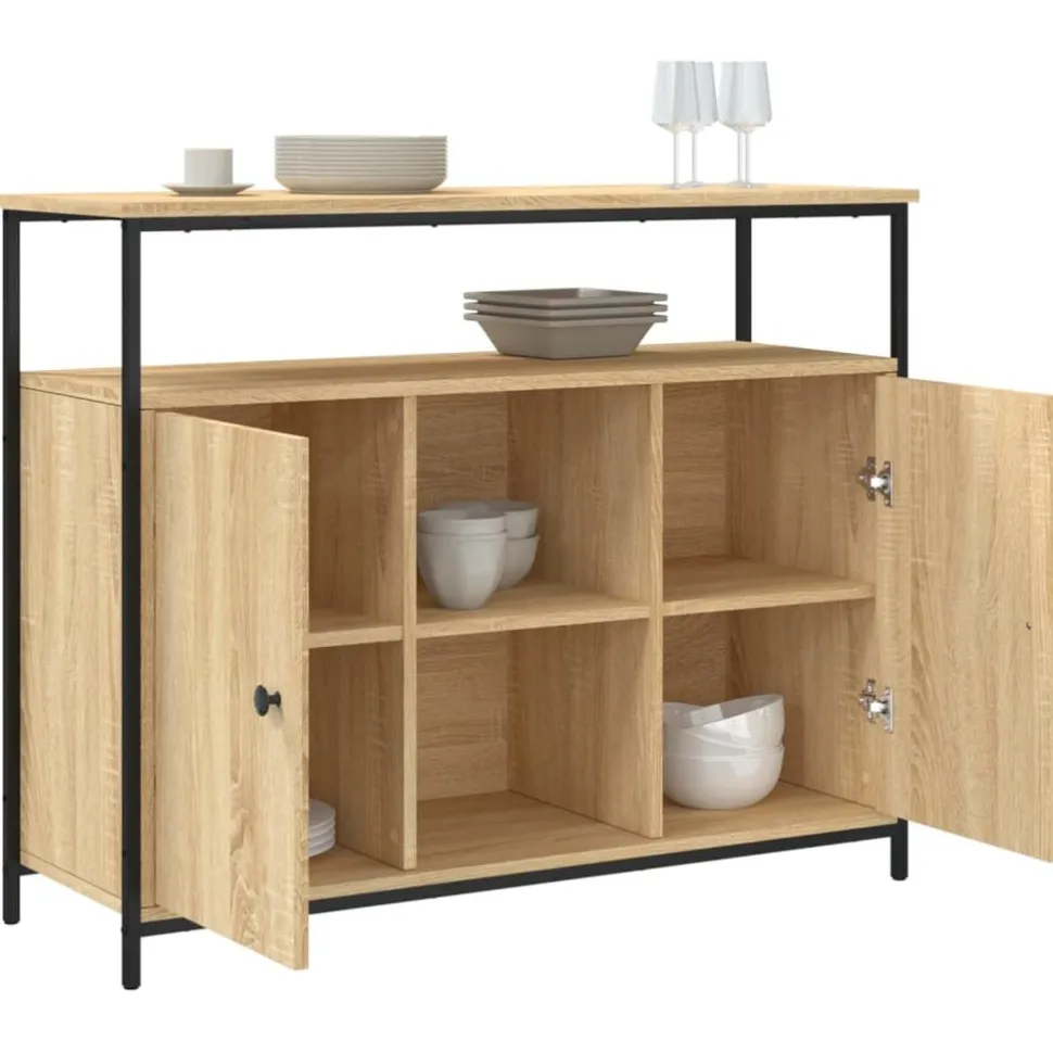 Senkki Sonoma tammi 100x35x80 cm tekninen puu (35500)