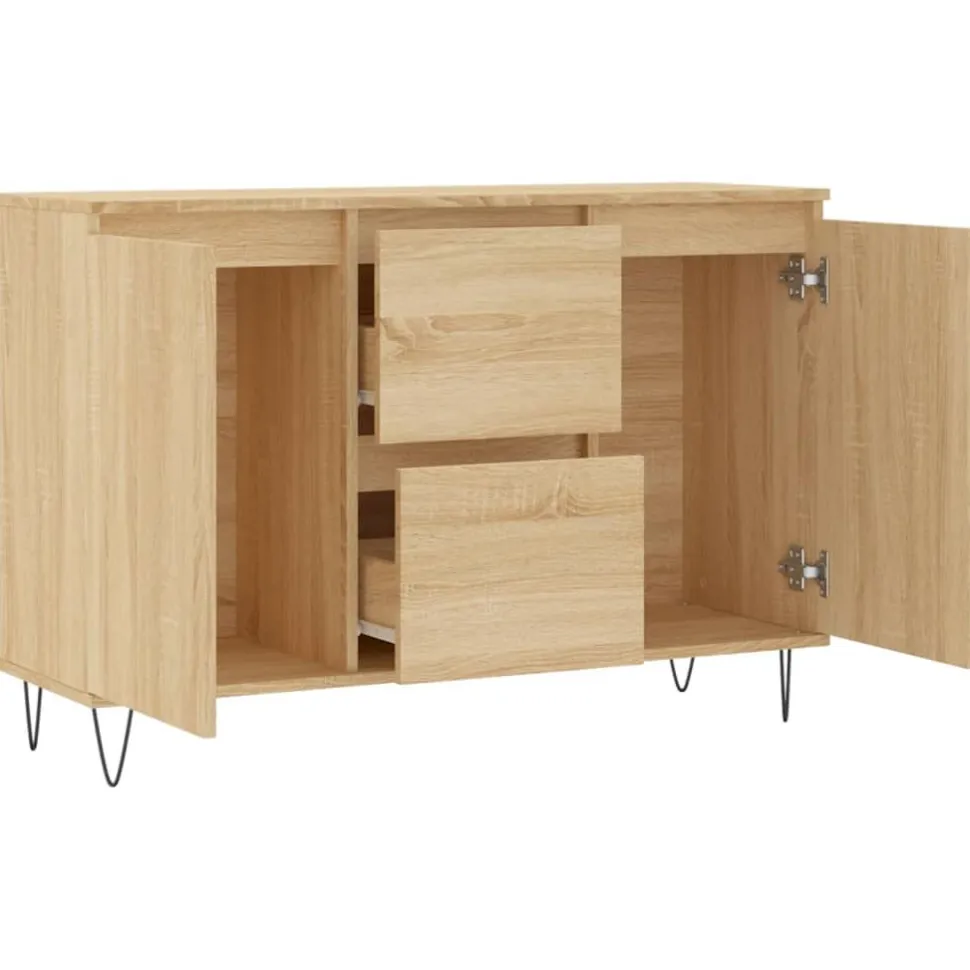 Senkki Sonoma-tammi 104x35x70 cm tekninen puu (27207)