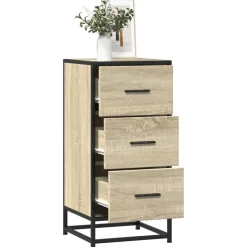 Senkki Sonoma tammi 35,5x35x76 cm tekninen puu ja metalli (48945)
