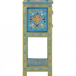 Senkki turkoosi 55x30x76 cm täysi mangopuu (55011)