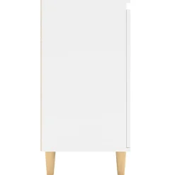 Senkki täyspuujaloilla 60x35x70cm lastulevy betoninharmaa