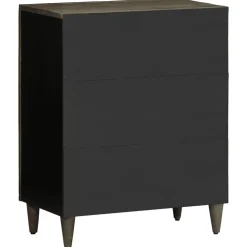 Senkki Vaaleanharmaa 60x33,5x75 cm Massiivipuu Mango (17794)