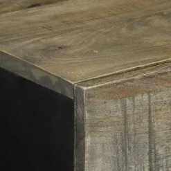 Senkki Vaaleanharmaa 60x33,5x75 cm Massiivipuu Mango (17795)