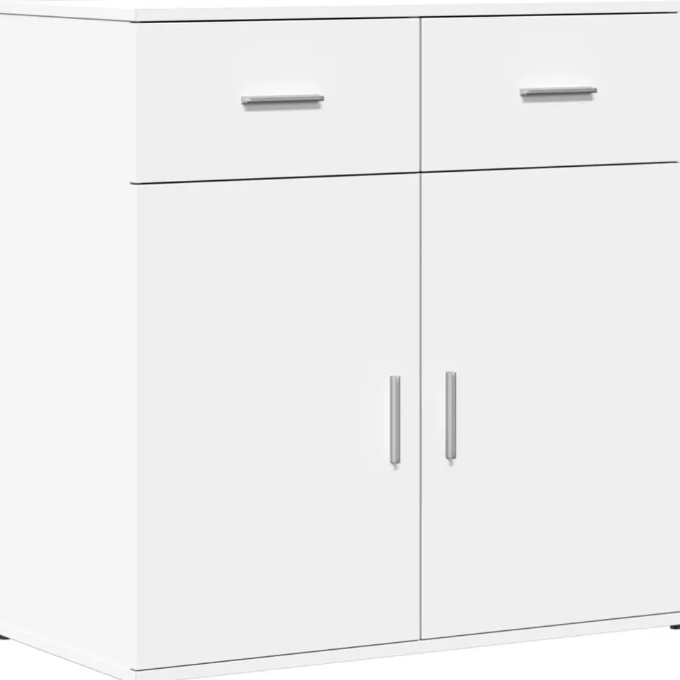 Senkki valkoinen 79x38x80 cm tekninen puu (40520)