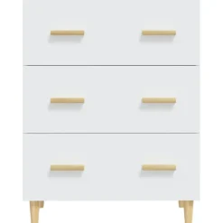 Senkki valkoinen 70x34x90 cm tekninen puu (12150)