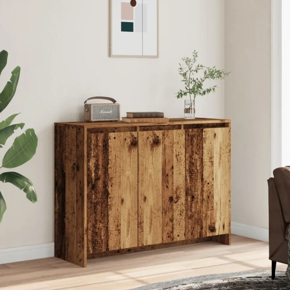 Senkki vanhaa puuta 102x33x75 cm tekninen puu (56780)