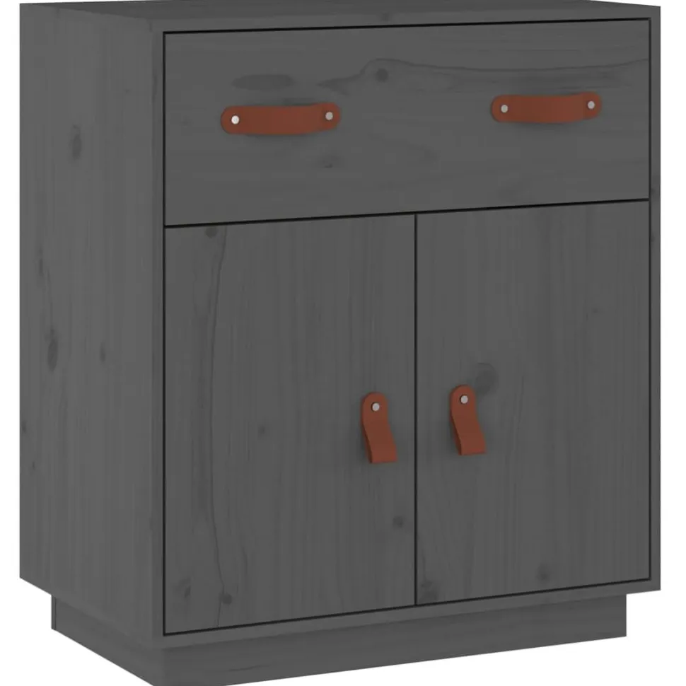 Senkki 2 65,5x40x75 cm mänty harmaa