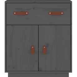 Senkki 2 65,5x40x75 cm mänty harmaa
