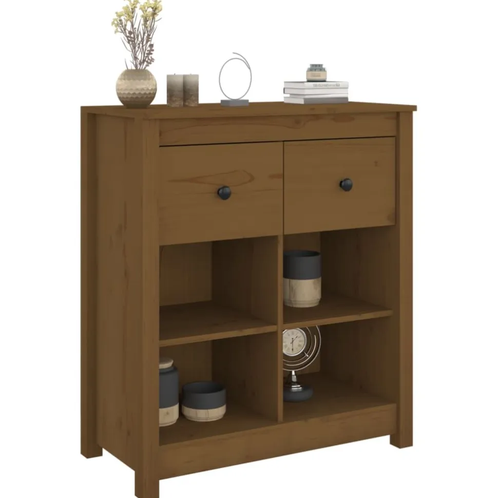 Senkki 2 70x35x80 cm mänty hunajanruskea