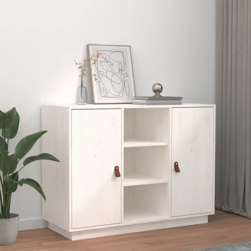 Senkki 1 100x40x75 cm mänty valkoinen