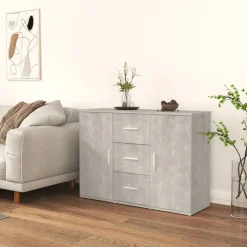 Senkki 91x29,5x65 cm tekninen puu betoninharmaa