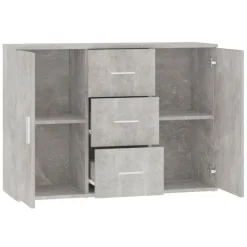 Senkki 91x29,5x65 cm tekninen puu betoninharmaa