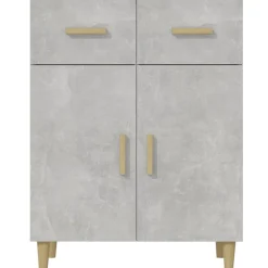 Senkki 69,5x34x89 cm tekninen puu betoninharmaa