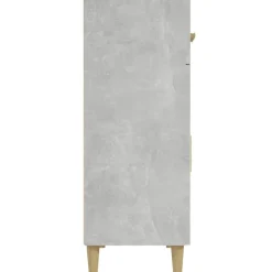 Senkki 69,5x34x89 cm tekninen puu betoninharmaa